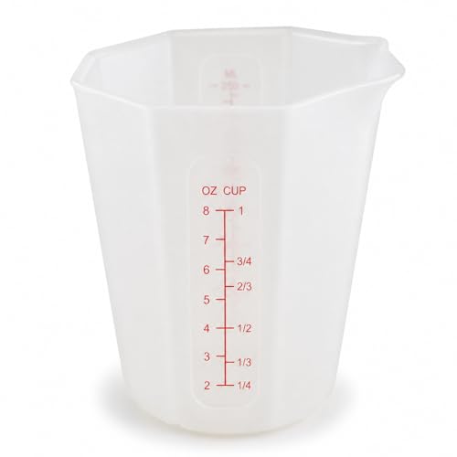 Vaso medidor flexible de silicona 1 taza 250ml miniatura 1