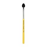 Bdellium Tools Professional Makeup Brush - Travel 740 Sponge Applicator - Short Wooden Handle for Convenient Travel, For Eyeshadow Application (Yellow, 1pc)