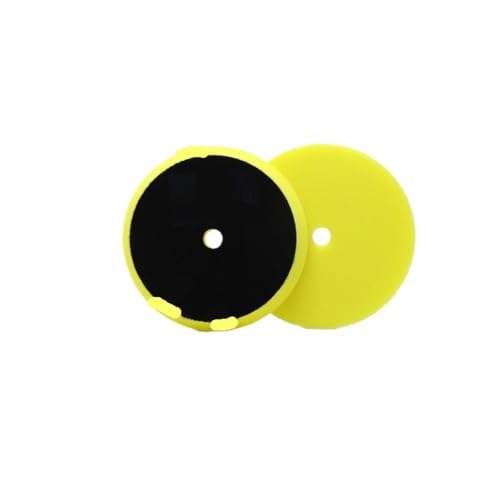 Image of 3 "/5"/6" Car Polishing Pads 80mm/130mm /155mm DA/RO/GA Machine(2pcs yellow,6inch hook and loop)