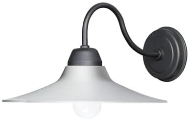 Maxim Dockside-1 Light Outdoor Wall Sconce-13.75 Inches Wide by 8.5 inches high-White/Black Finish