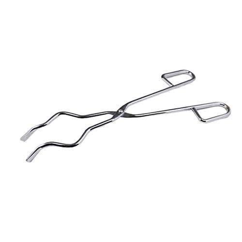 PUSHPA LabSized Steel Crucible Tong for Securely Holds Hot Beakers