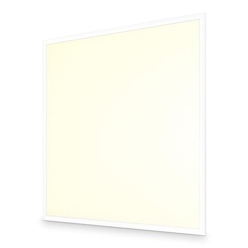 HOFTRONIC - LED Panel 60x60-6500K Kaltweiß - 36 Watt 4860 Lumen (135lm/W) Dimmbar - Rasterleuchte - Flimmerfrei - 5 Jahre Garantie - Deckenpanel - Lichtpanel