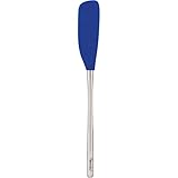 Tovolo Flex-Core Stainless Steel Handled Jar Scraper - Stratus Blue