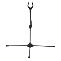Support D’arc Recurve – Fibre De Verre Portable, Pliable, Crochet Caoutchouté, Base Stable, Pour Arc Classique Et Compound