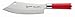 F. Dick Red Spirit - Ajax 8" Blade Chefs Cleaver - German Made With German High-Carbon Stainless Steel - Oval Shape Asian Inspired Handle With Non-Slip Textured Polymer Grip