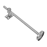 Artibetter 304 Stainless Steel Handrail Bracket Round Rails Holder Stairway Hardware Railing Brackets Wall Handrail Support for Home Decor Shopping Malls