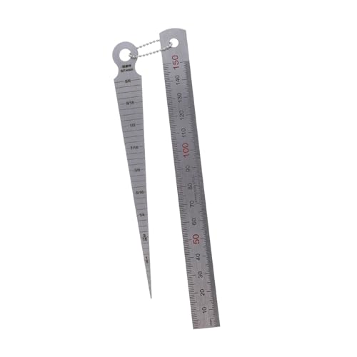 Balacoo Thick Metric Machinist Ruler Set Welding Inspection Gauge Standard Engineering Ruler