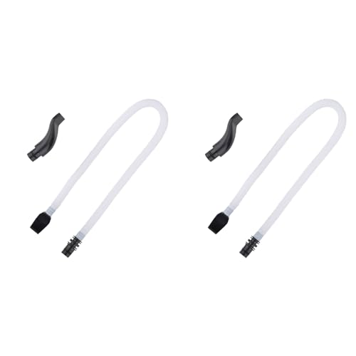 Tbest 2Pcs Melodica Tube, Long Flexible Plastic Melodica Tube Replacement with a Mouthpiece for...