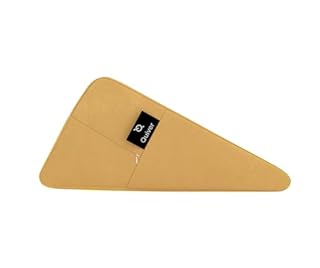 Quiver Edge Wedge Premium Intimacy Pillow for All Couples - Canada's Inclusive Intimacy Cushion - Sensual Positioning Wedge Pillow for Enhanced Comfort - Supersoft Velvet Cover (Colour - Mango)