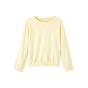 Name It Mädchen Sweatshirt Gelb Langärmelig