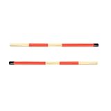ULTECHNOVO Holz Drumsticks Schlagzeugbesen Rot für Jazz Folk mit 19 Stäben Leichter Griff Langlebiges Holz