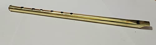 Brass Flute For Beginners Kids Traditional Handmade Indian Musical Whistles Instrument Closed Hole #TOP3