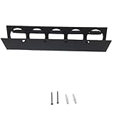 URPIZY Soporte para botellas de spray para 5 botellas | Capacidad para botellas de spray de 16 oz y 32 oz | Compartimentos adicionales para pinceles y accesorios | Montaje en pared para garaje