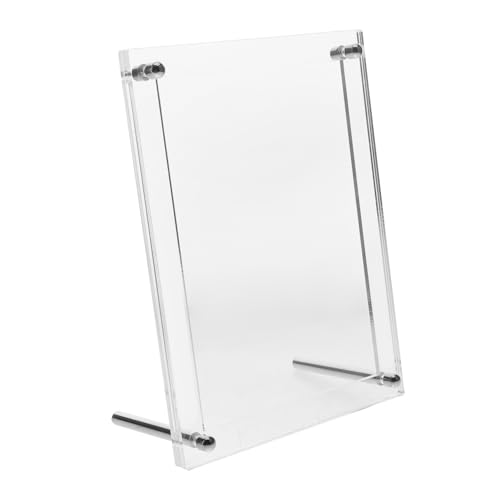 PRETYZOOM Soporte de Puzzles Acabados de Acrílico Transparente Marco de Exhibición de Puzzles Marco Decorativo Certificados Soporte Multifuncional Fotos