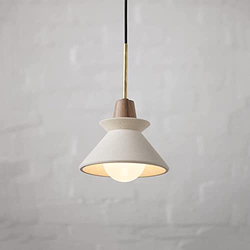 Accesorio de iluminación colgante de cocina en cemento para techos altos