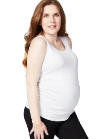 GEIFA Ledies, Sleeveless Stretchable Camisole Very Maternity Pregnancy Soft Undershirt Solid Pack of 1 (5XL, White) - Image 3 thumbnail