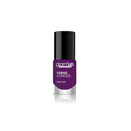 Glam'Up Paris - Vernis à Ongles - Ultra Brillance - Longue Tenue - Séchage Rapide - N°113 - Prune Violet
