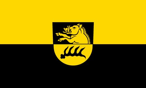 Drapeau paysage Eberstadt haut de gamme format 90x150cm 1.35m² - 2