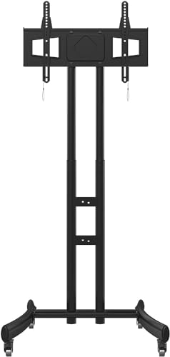 Soporte móvil para TV con ruedas y almacenamiento miniatura 5
