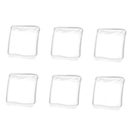 ETHZZLE 24 Piezas Funda Antideslizante Patas de Muebles Transparente Protector Sillas y Mesas Accesorios Protección