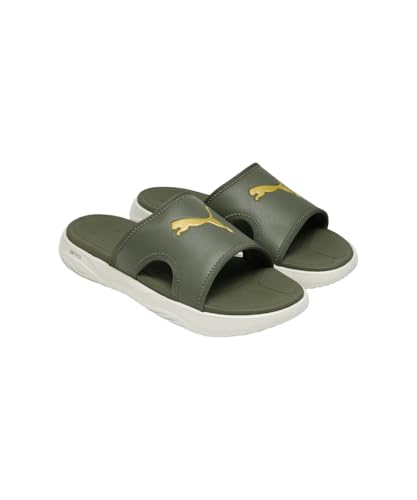 PUMA Store PUMA Softride Seave Men's Slip-on Beach Slides, Loden - Image 6