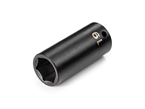 Image of TEKTON 3 /8 Inch Drive x 19 mm Deep 6-Point Impact Socket | SID13119