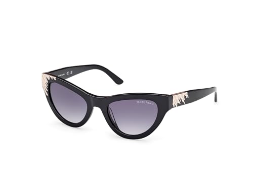 Image of Guess By Marciano Sunglasses GM 00025 01B Shiny Black /