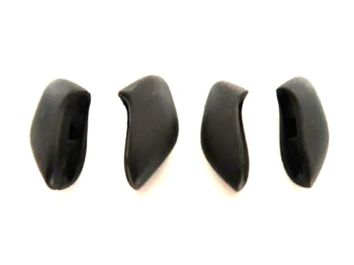 Image of Galaxy Replacement Nose Pads For Oakley Flak 2.0 XL Sunglasses Multiple Selection Black Nose Pad Parts 2 Sets