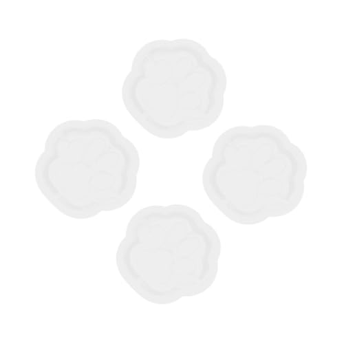 Tofficu 4 Piezas Molde cenicero de pata de gato molde para hacer manualidades DIY kit para hacer pulseras con cuentas de arcilla molde para hacer cenicero molde de cenicero hecho a mano