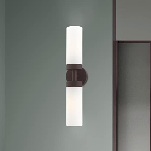Image of Livex Lighting 15072-07 Aero Wall Sconce, Bronze