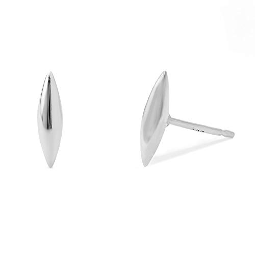 Boma Jewelry Sterling Silver Elliptical Stud Earring