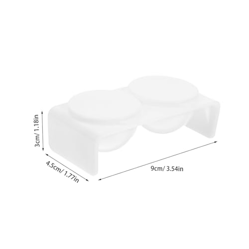 Outanaya 10pcs Vasos de Cristal para Mezcla en Manicura miniatura 2