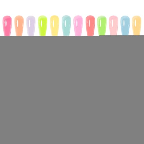 Esmalte De Uñas Que En La Oscuridad | Manicura,12 Colores Para Amantes De Belleza Y Salón, Fiesta, Festival De Música Y Etapa Escénica