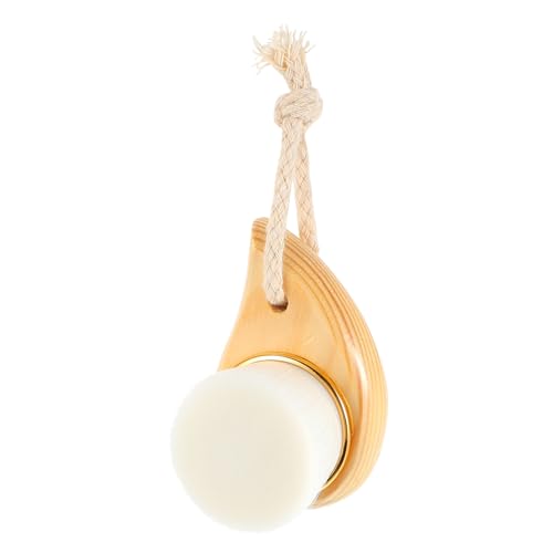 minkissy Wood Handle Makeup Removal Brush Face Scrubber Handle Facial Brush Face Cleaning Brush Super Soft Gentle Pore Clean Daily Use