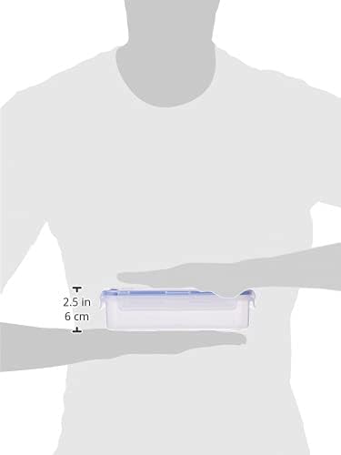 Image of Aristo Lock & Fresh 220 Plastic Storage Container For Storing grains, pulses, rice, wheat etc Set of 4-900 ML, Transparent Clear, medium (LOCK&FRESH220) (22.5 x 13.5 x 6.5cm)