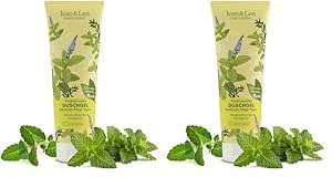 Jean & Len Vitalisierendes Duschgel Zitronenverbene & Minze, sanftes Reinigungserlebnis, für ein spürbar weiches Hautgefühl, frischer Duft, ohne Mikroplastik & Mineralöl, veganes Duschgel, 250 ml