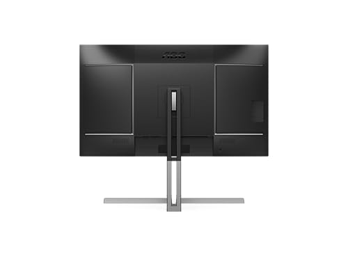 Miniatura 3 de AOC U32U3CV Monitor 32 Pulgadas 60Hz Panel Nano IPS, 4ms GtG, VESA HDR400 (Certified), Altavoces, Altura Ajustable, (3840x2160 HDMI 2X 2.0 DP 1x 1.4 USB Hub) Negro/Plateado
