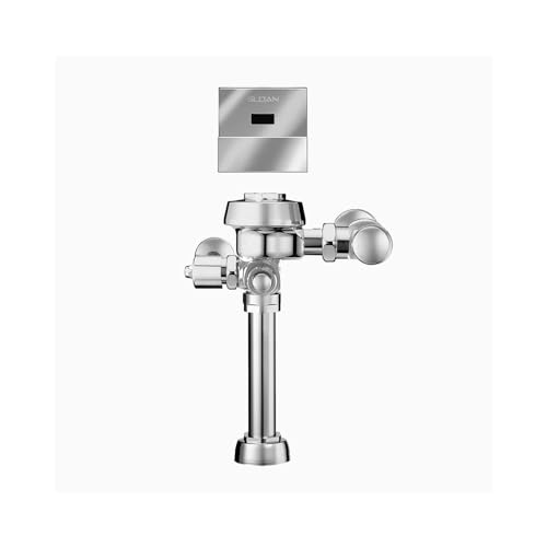 Sloan Royal 111 ESS Exposed Sensor Hardwired Water Closet Flushometer, 1.6 GPF Flush Valve - Self-Adaptive Infrared Sensor w/True Mechanical Override, Single Flush, Fixture Top Spud, 3450065