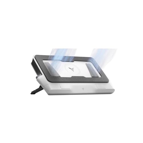 Base de refrigeración para laptop con ventilador turbo ajustable miniatura 1