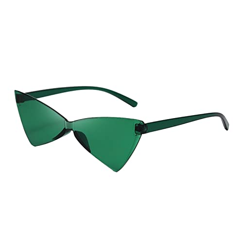 Gafas de sol irlandesas del día de San Patricio, gafas de sol verdes de cuatro hojas, montura de metal para mujeres y hombres