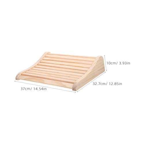 Oreiller de sauna en bois repose-nuque confortable et facile à laver
