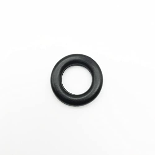 50 anillos de plástico negro para coser accesorios de herramientas de manualidades de calidad POM anillo de ganchillo gancho circular tienda al aire libre equipaje correas accesorios Cover