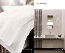 Luxury Stripe by Standard Textile = 3 Bath Towels 35x60 + Bonus of 3 wash towels 13x13 = Usually ships within 1-3 business days unless there is a problem.