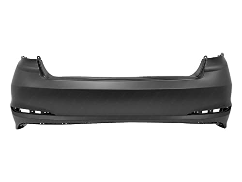 MBI AUTO - Painted to Match, REAR Bumper Cover for 2015-2017 Hyundai Sonata 15-17, HY1100205