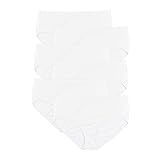 JUST MY SIZE Women's Cool Comfort Cotton Brief 6-Pack (16106P)