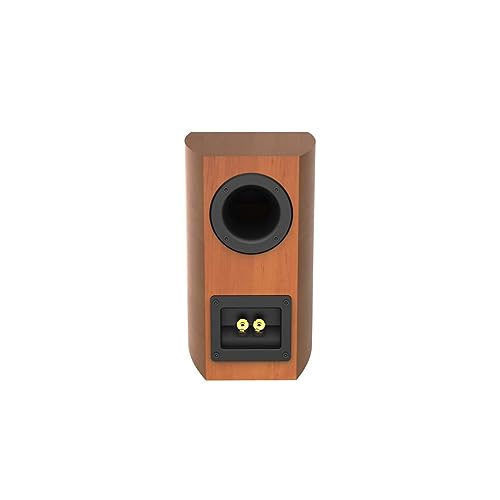 Image of CERWIN-VEGA! Home Audio LA14C 4 inch 110 Watts 2-Way Bookshelf Speakers (Cognac)