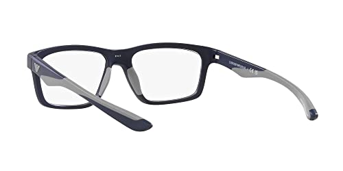 Image of Emporio Armani mens Ea3220u Universal Fit Rectangular Sunglasses
