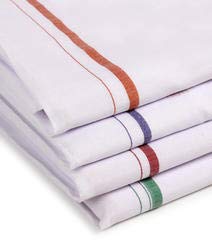 ADD GEAR Dhoti 100% Cotton Dhoti/Mundu/White Lungi ADD GEAR Dhoti 100% Cotton Dhoti/Mundu/White Lungi