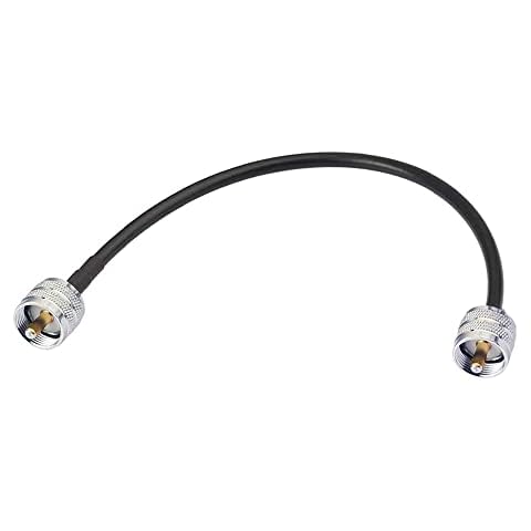 RedYutou RG58 cb Antenna cb Radio CB Coax Cable UHF PL259 Male to UHF PL259 Male (30cm) Cover