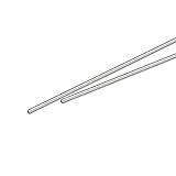 QUARKZMAN 2 Stück 304 Edelstahl Rohr 2,5mm Außendurchmesser Runde Nahtlose Edelstahlrohr 0,2mm Wandstärke Edelstahl Gerade Rundrohr 250mm Länge Silber Metallrohr für Industrie Heim Garten